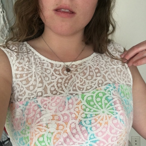 Lilly Pulitzer Morrison Lace Overlay Dress - Picture 2 of 4